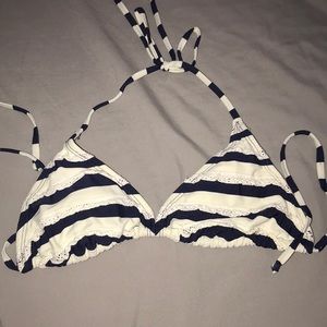 Cute striped bikini top